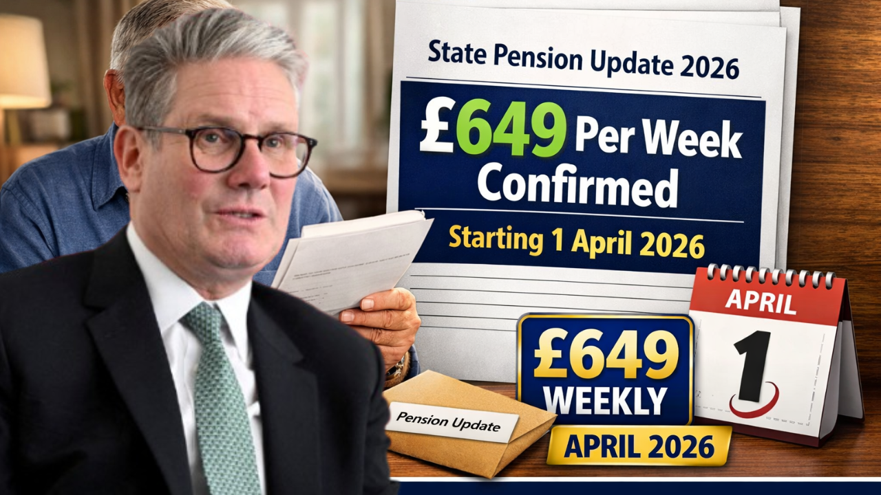 DWP Announces £649 Week State Pension Starting 1 April 2026