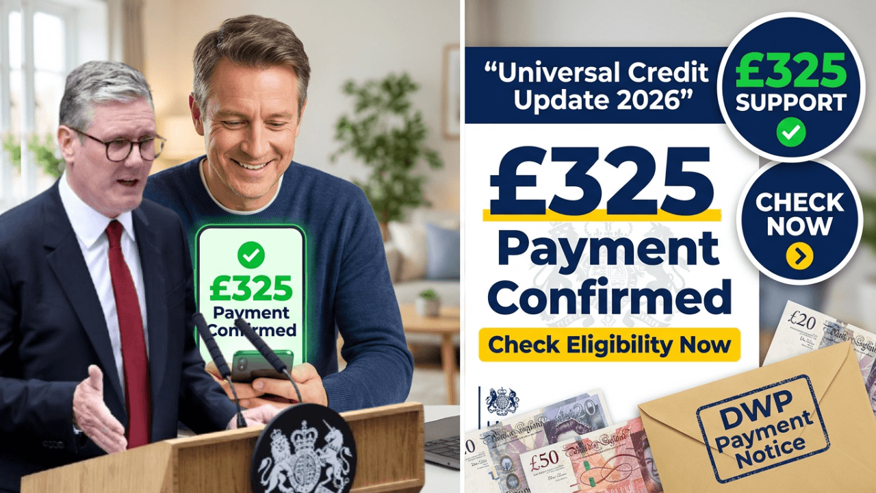 DWP Confirms £325 Universal Credit Payment for April 2026 – Check Eligibility Now