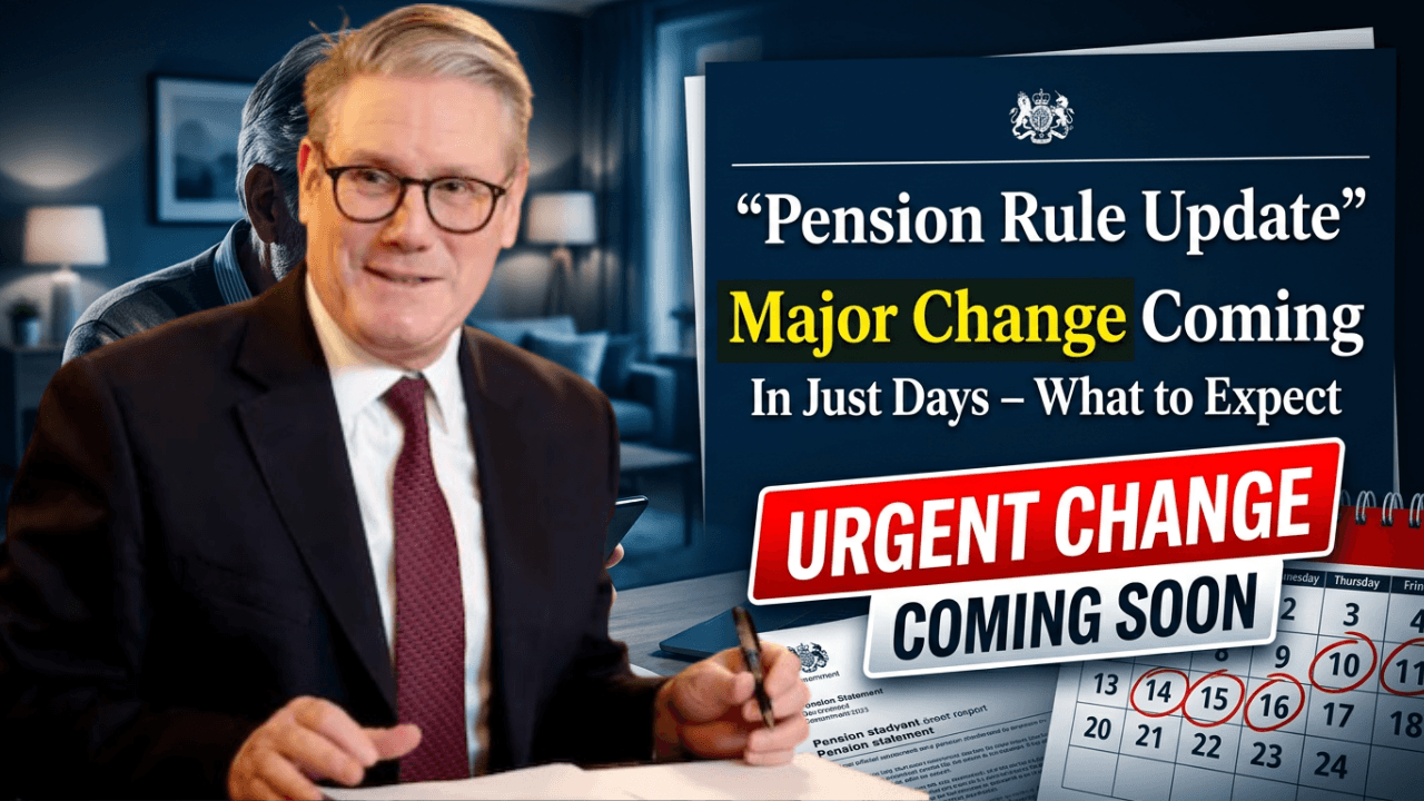 DWP Confirms Major Pension Rule Change Coming in Days – What to Expect