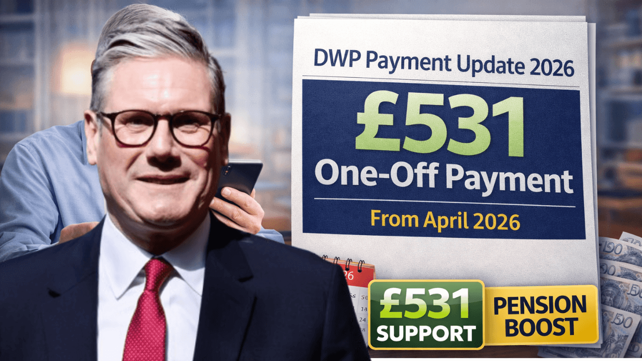 DWP Officially Confirms £531 One-Off Payment for Elderly Pensioners – Payments Start From April 2026