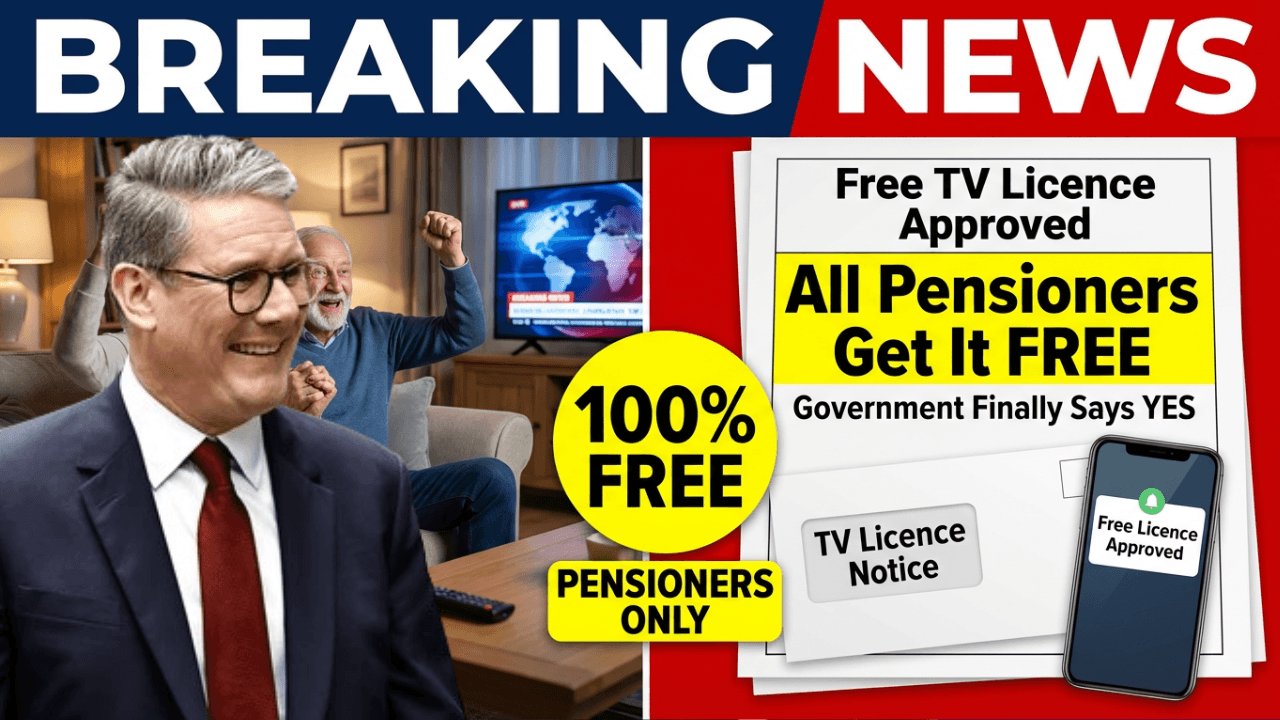 Free TV Licence Approved for All UK Pensioners – Govt Finally Says YES