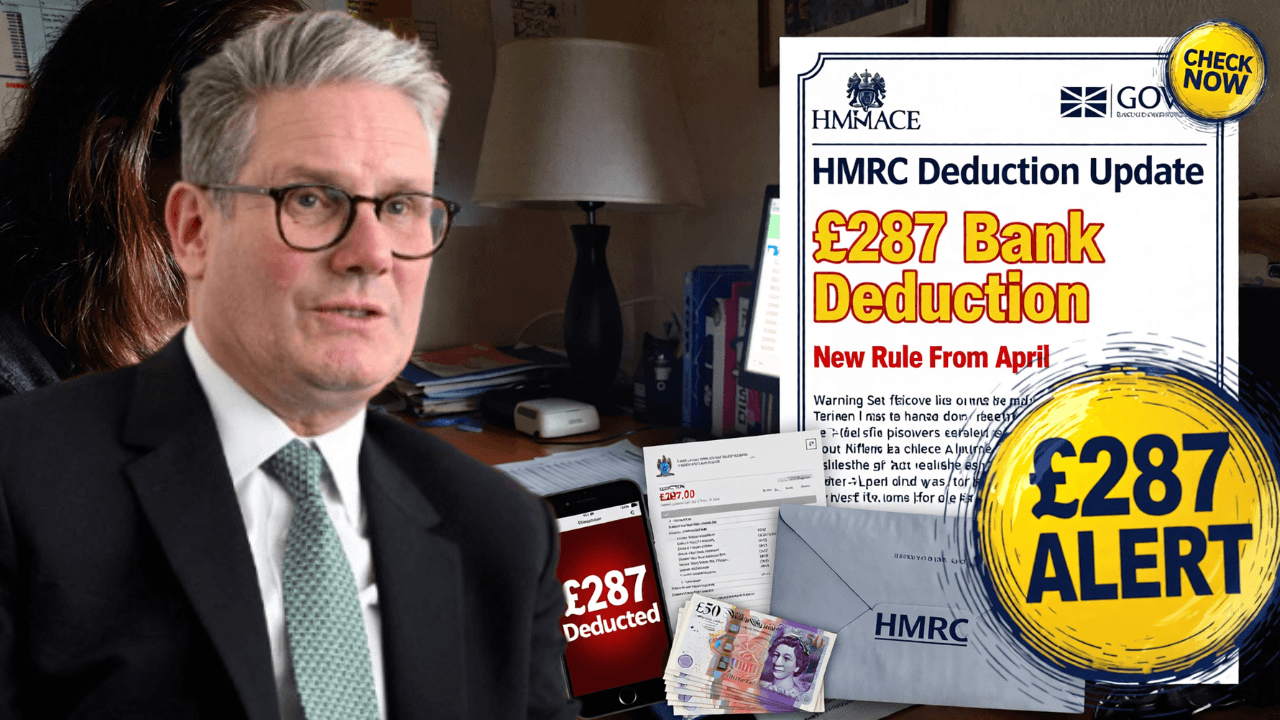 HMRC Confirms £287 Bank Deduction for Pensioners – New Rule From April
