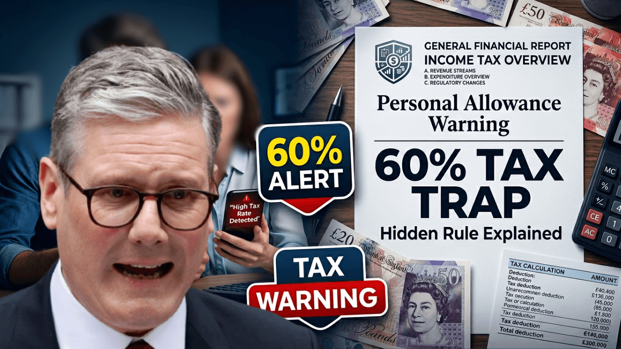 HMRC Confirms 60% Tax Trap for Households Under Personal Allowance Rule