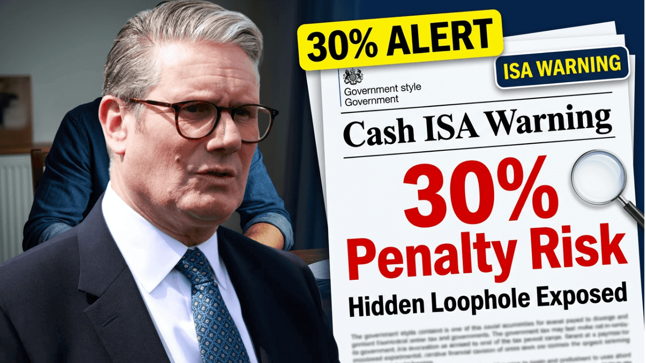 HMRC Reveals Cash ISA Loophole — Millions Could Face New 30% Penalty