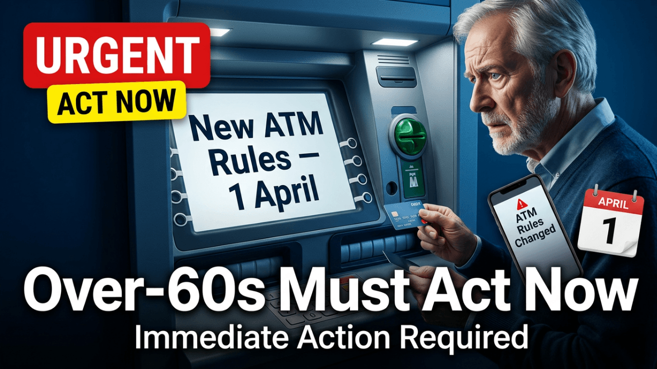 New ATM Rules From 1 April – Over‑60s Told to Take Immediate Action