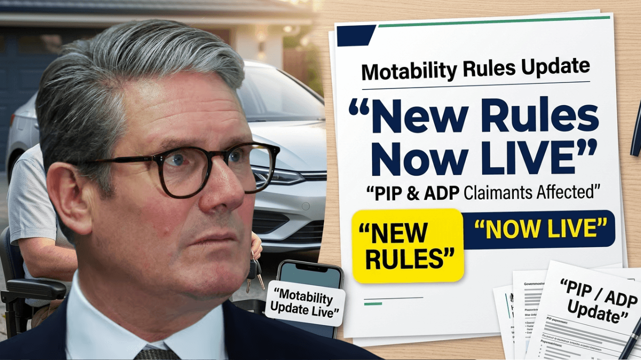 New Motability Rules Now Live for PIP and ADP Claimants