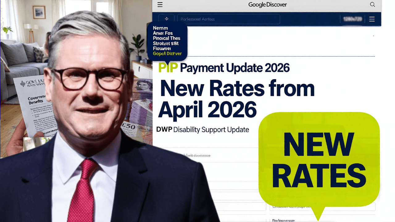 New PIP Payment Rates Announced by DWP for April 2026