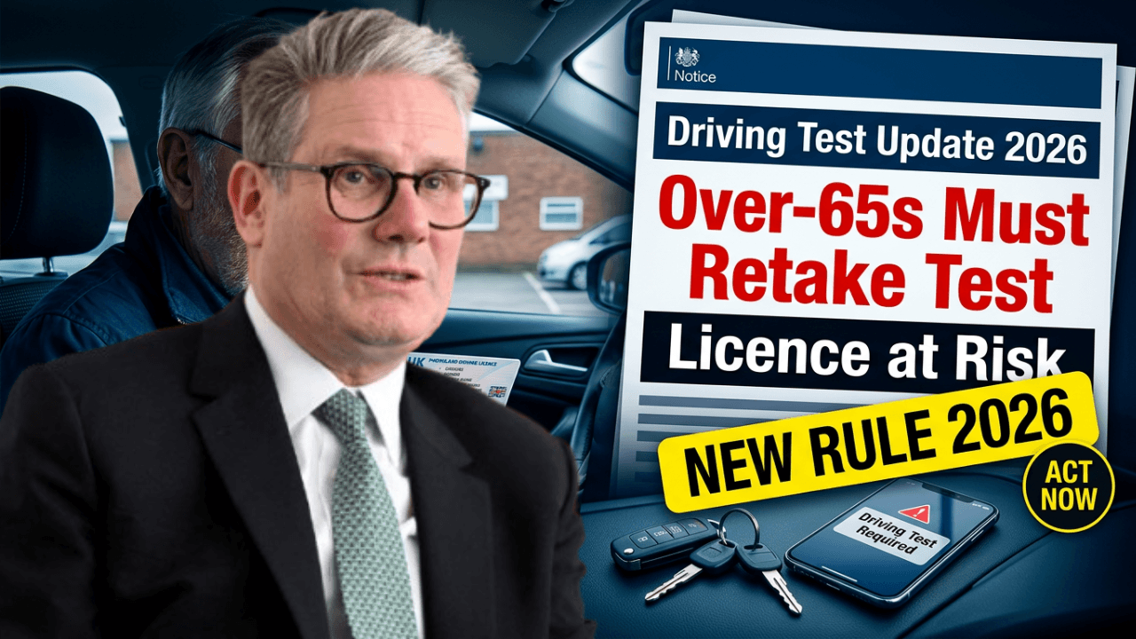 Over‑65 Drivers Face New Driving Test in 2026, Licence at Risk