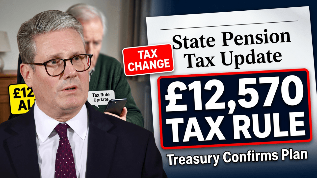 Treasury Confirms £12,570 State Pension Tax Plan – Huge Update Revealed