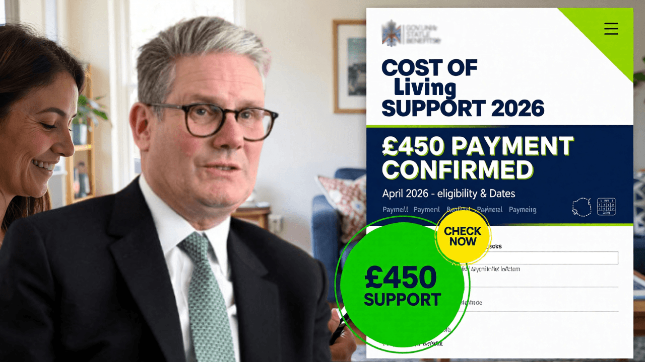 UK £450 MSC Cost of Living Payment Confirmed for April 2026 – Eligibility & Payment Dates
