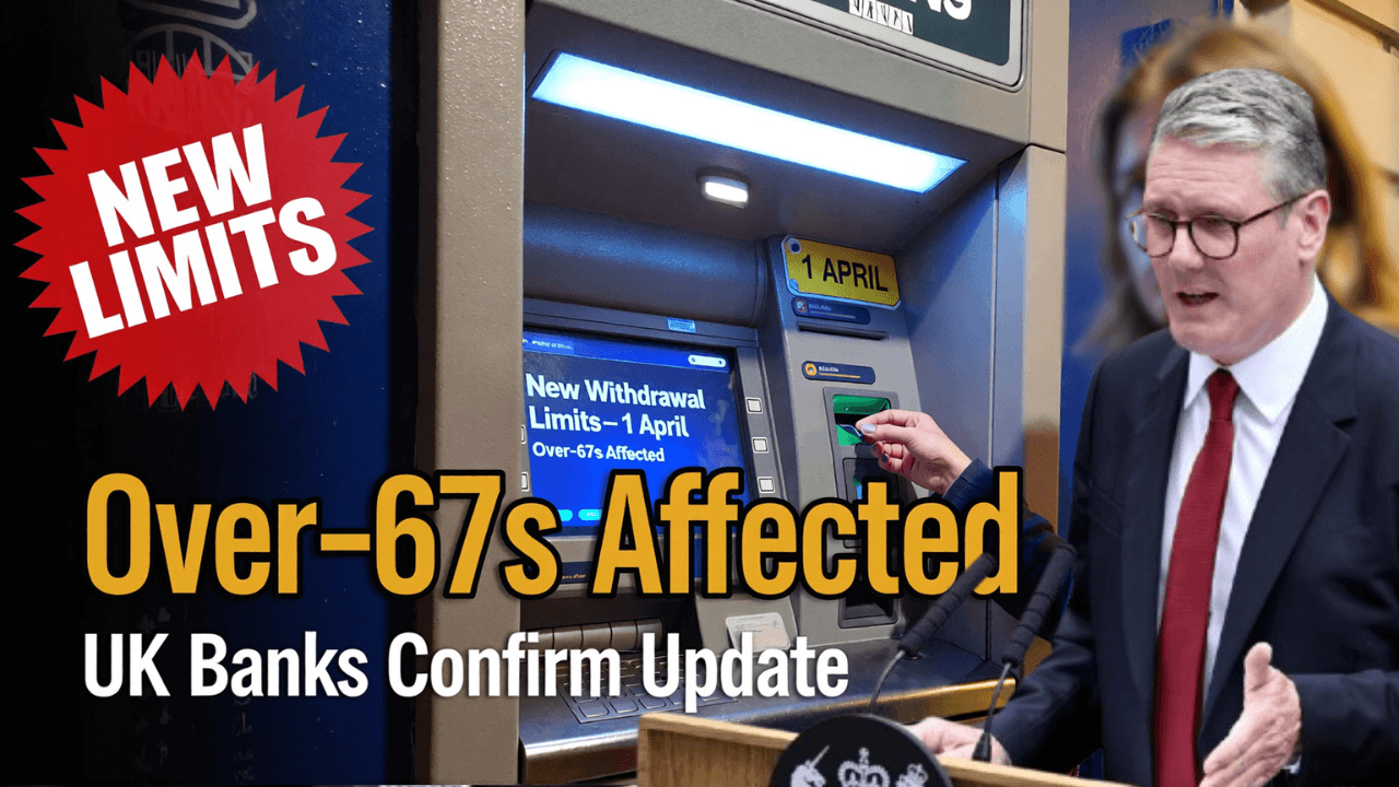 UK Banks Confirm New Withdrawal Limits for Over-67s from 1 April
