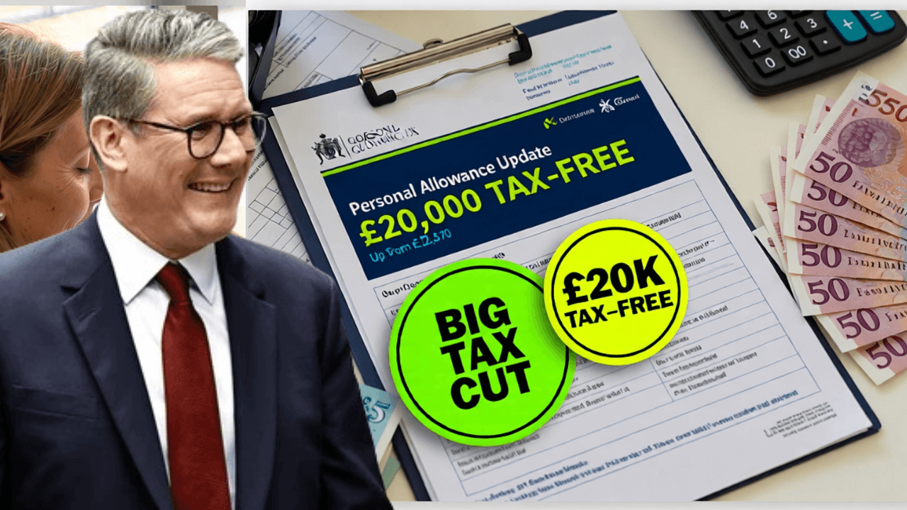 UK Government Moves to Raise Personal Tax Allowance from £12,570 to £20,000