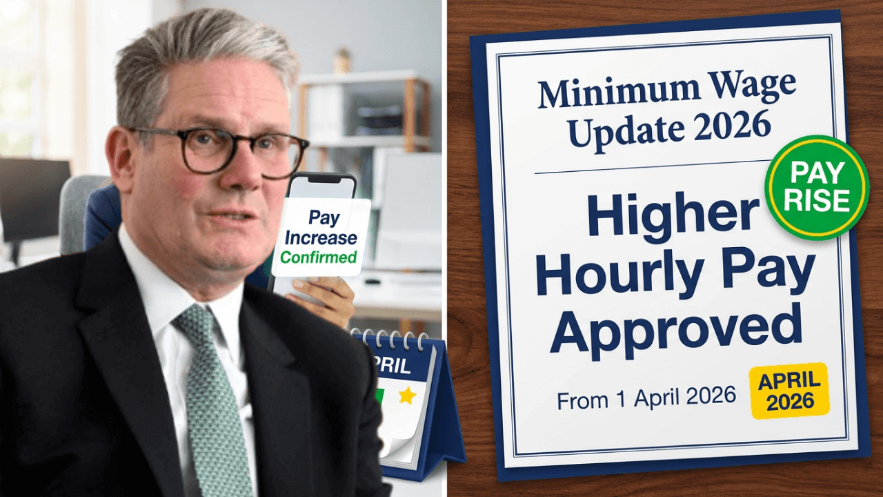 UK Govt Approves New Minimum Wage 2025 – Higher Hourly Pay from 1 April 2026