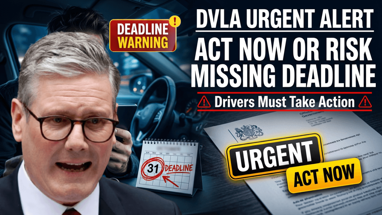 Urgent DVLA Alert: Drivers Must Act Now or Risk Missing Critical Deadlines